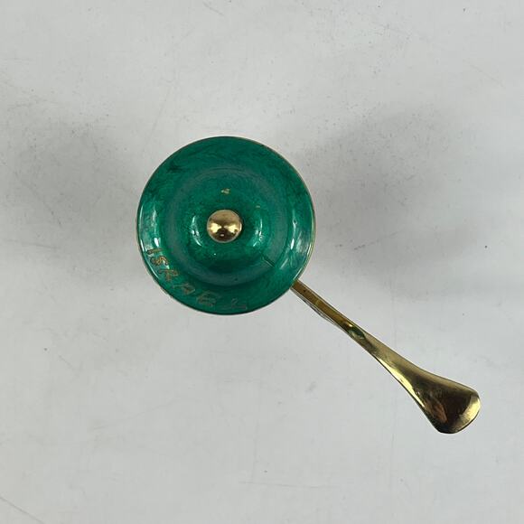 Vtg Brass Enamel Incense Burner Lamp Miniature Handpainted Middle Eastern Decor - Picture 6 of 16